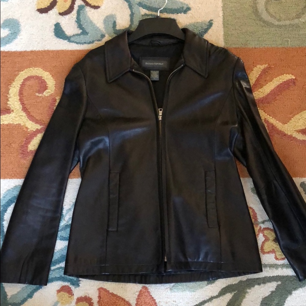 Banana Republic leather jacket